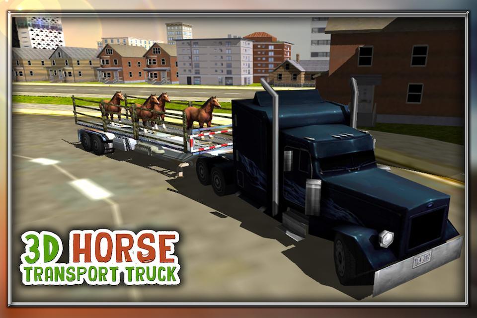 Horse Transport Truck Sim 3D