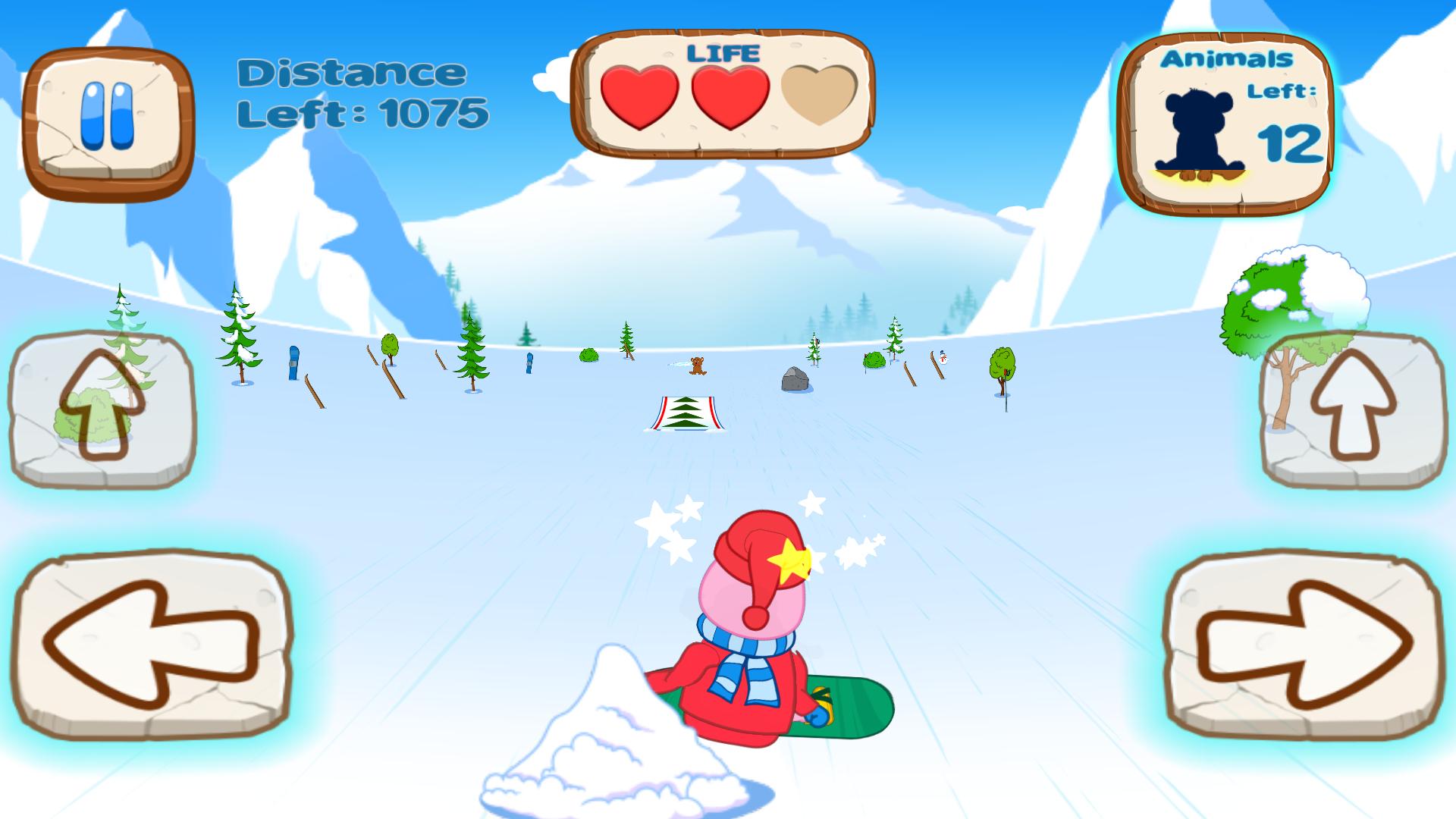 Snowboard racing: Sport games