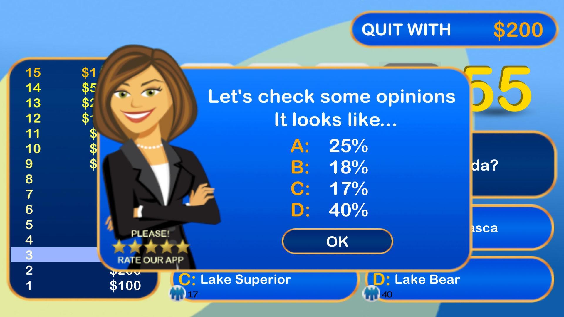 I want to be a Millionaire