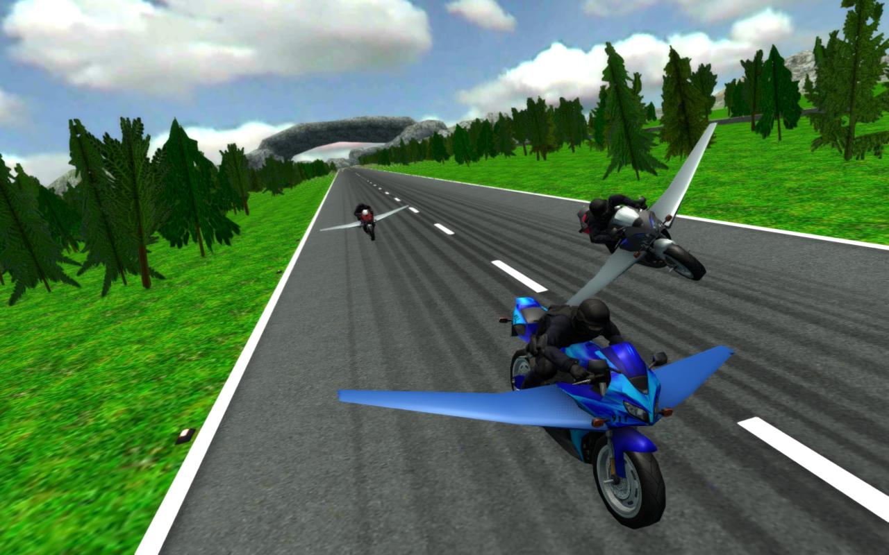 Flying Police Moto Bike SIM