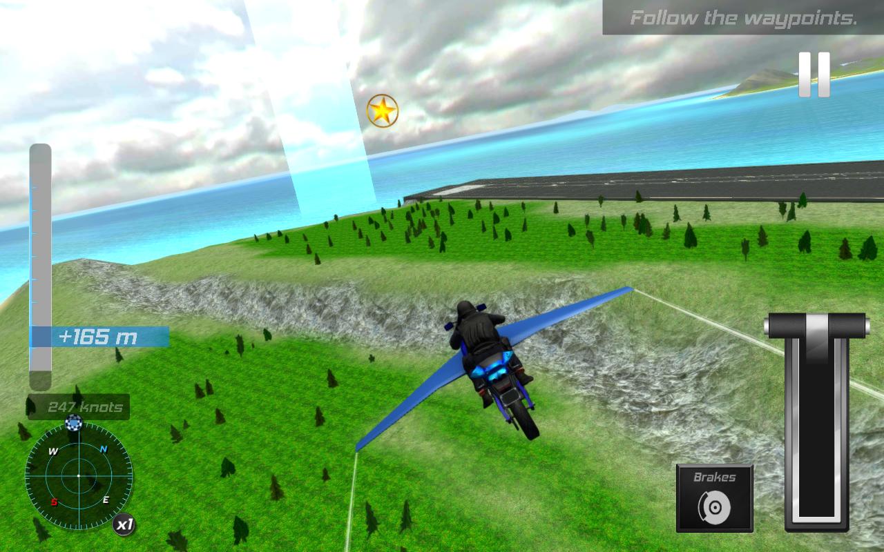 Flying Police Moto Bike SIM