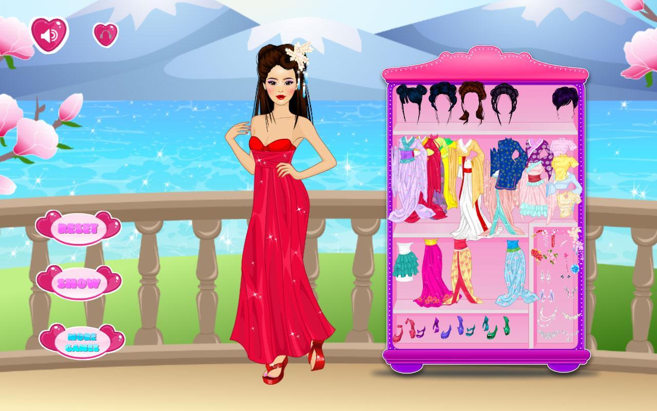 Asian Beauty Dress Up