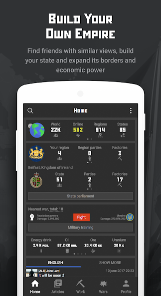 Rival Regions: world strategy