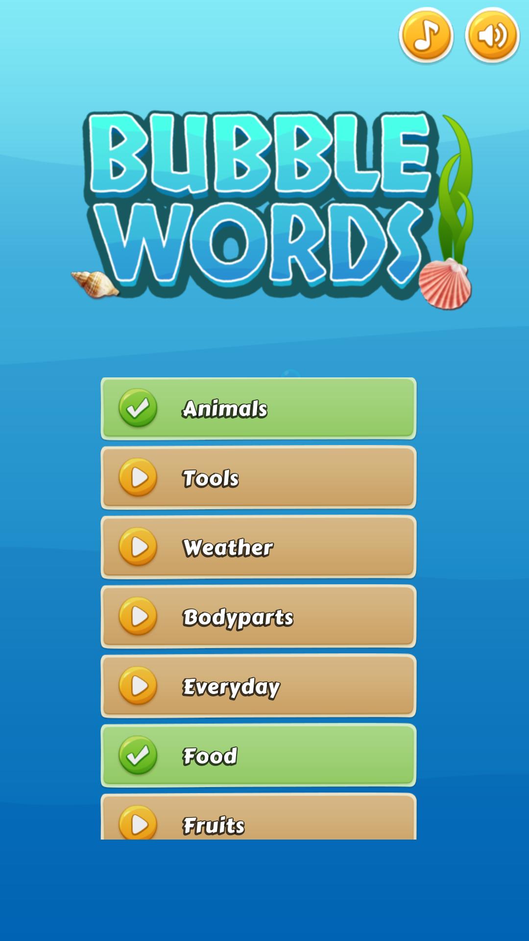 Bubble Words - Spelling, Learn