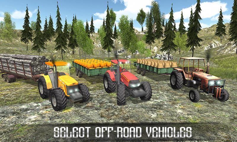 Offroad Farming Tractor Cargo