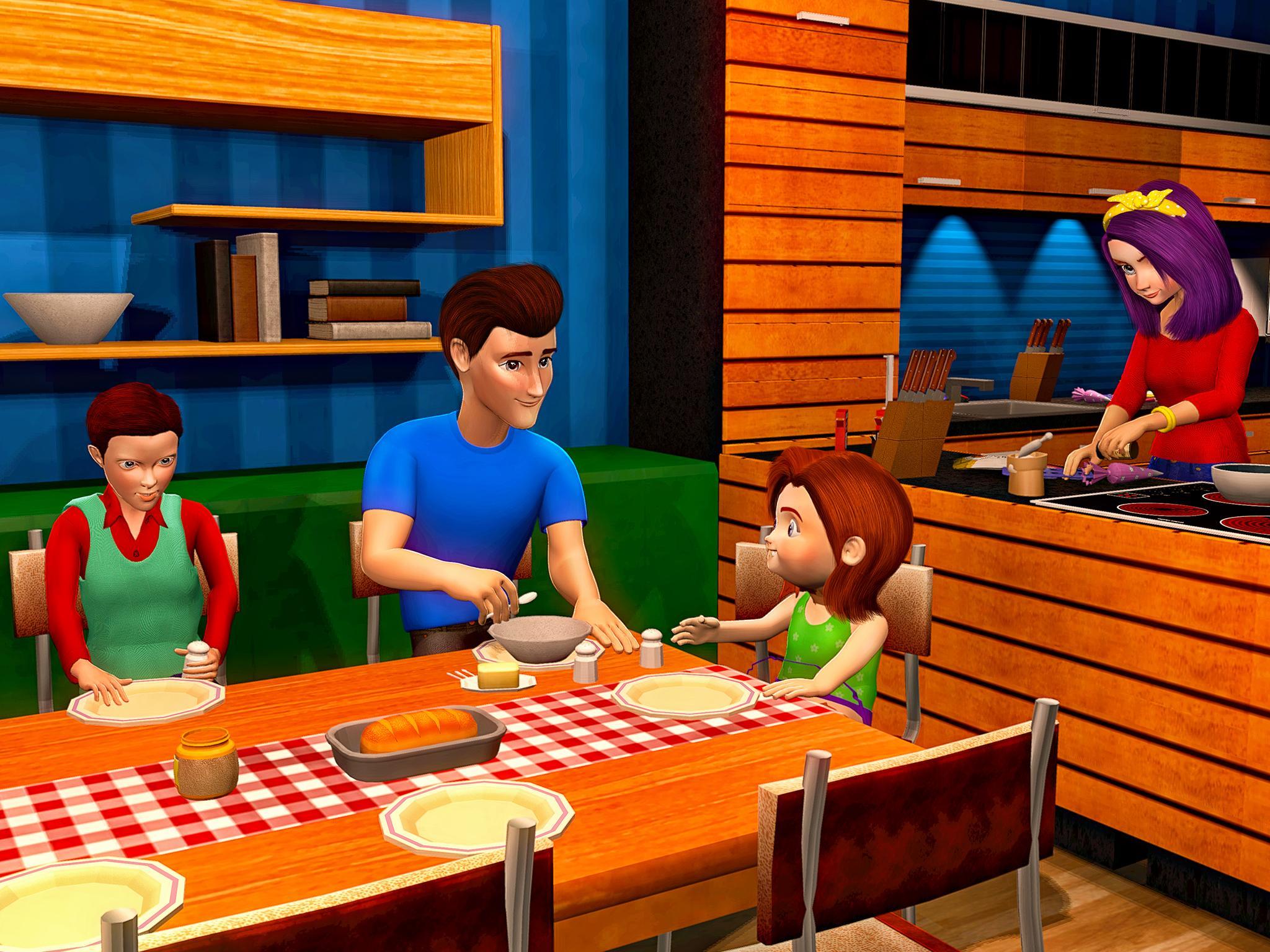 Virtual Happy Family Life Game