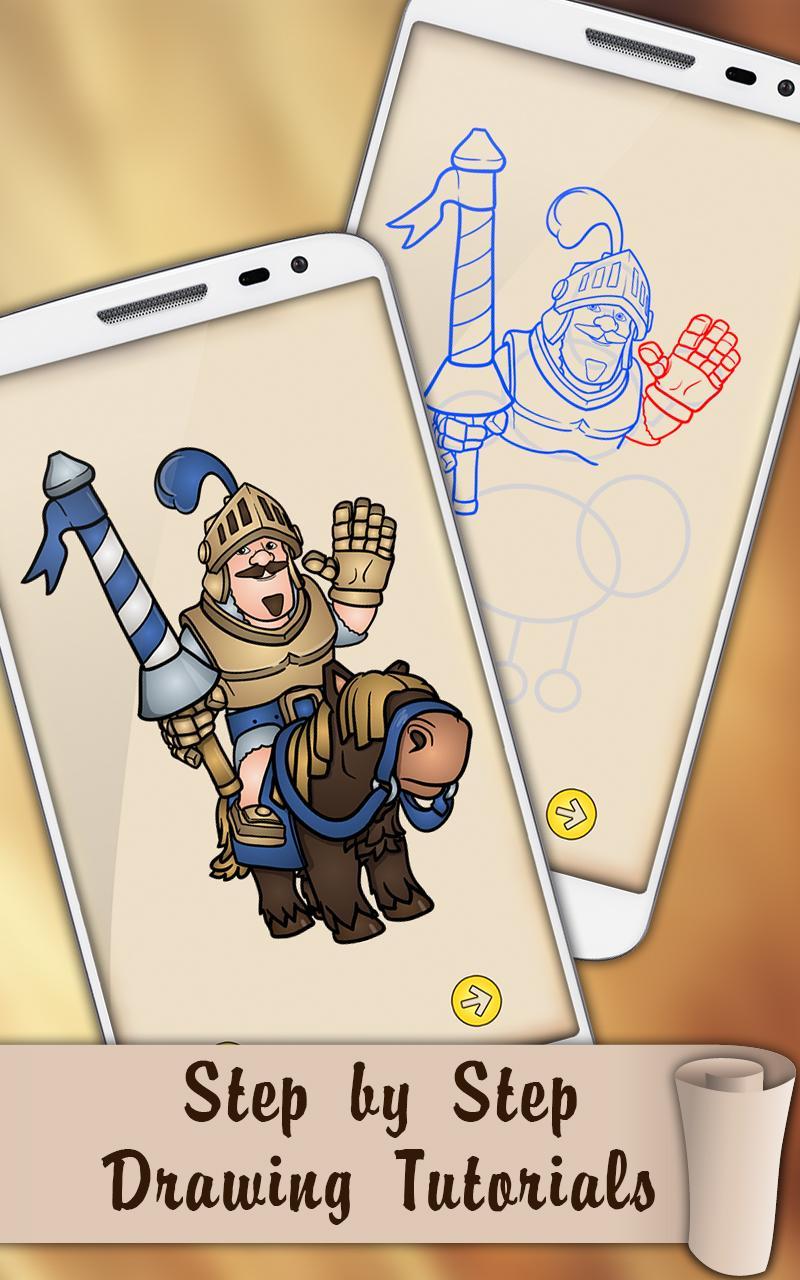 Easy Draw Royale Clash