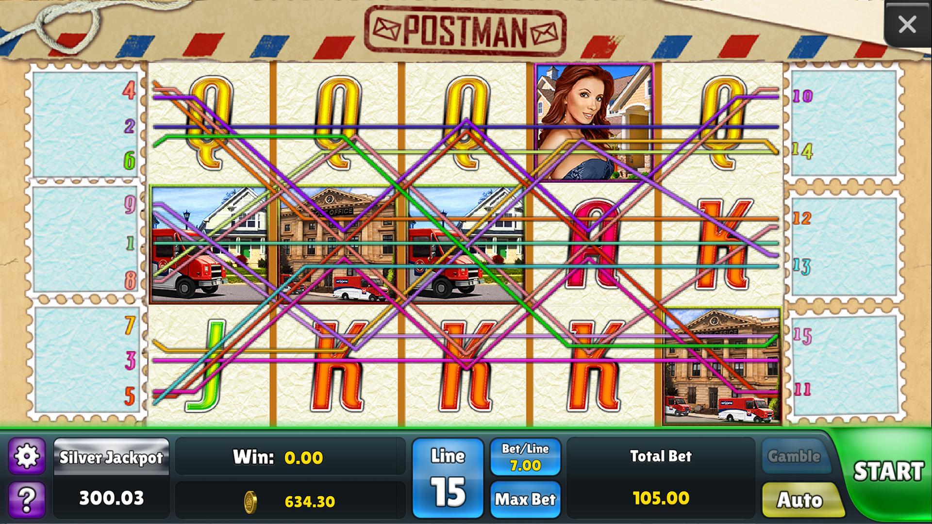 Postman Slots: Free Slot Games