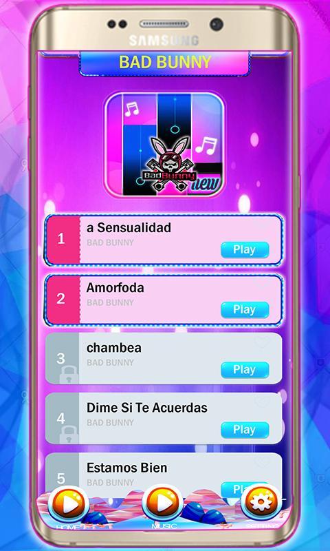 Bad Bunny Piano Tile GAME