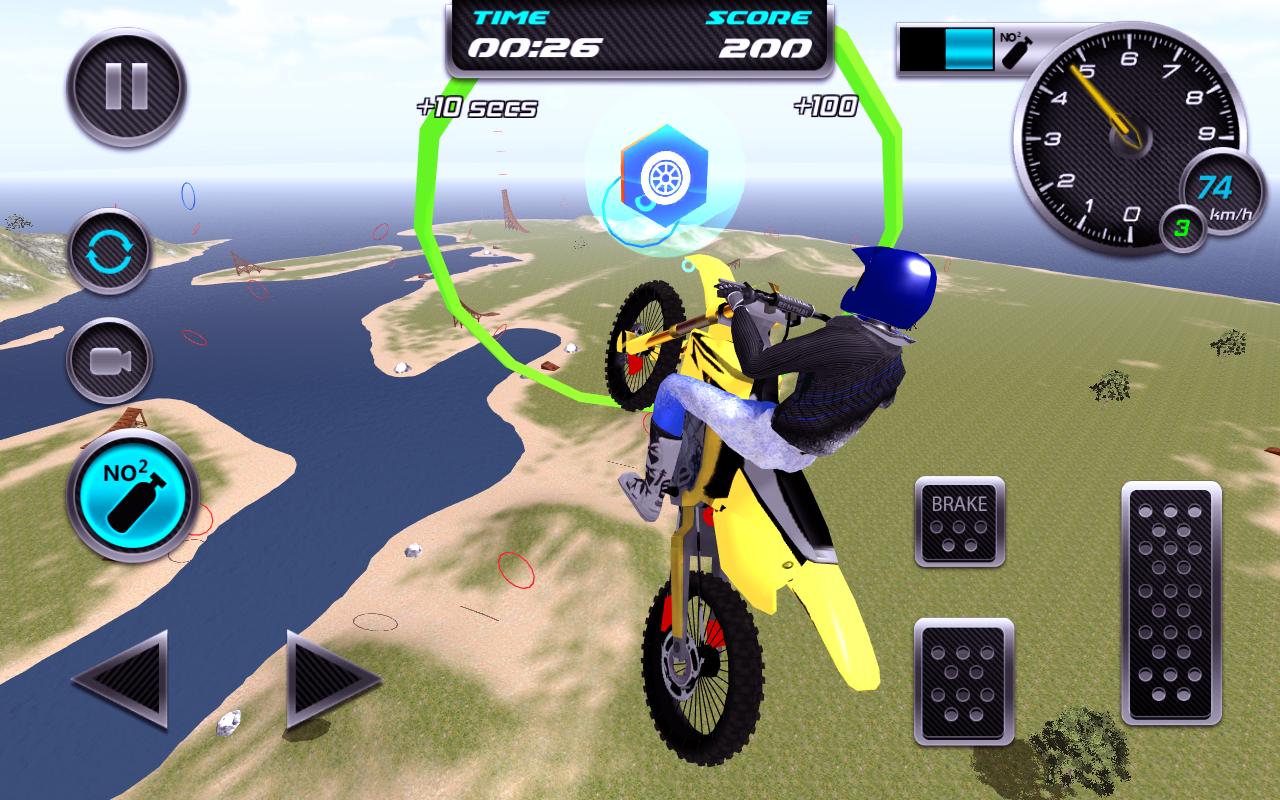 Motocross simulator Beach Jump