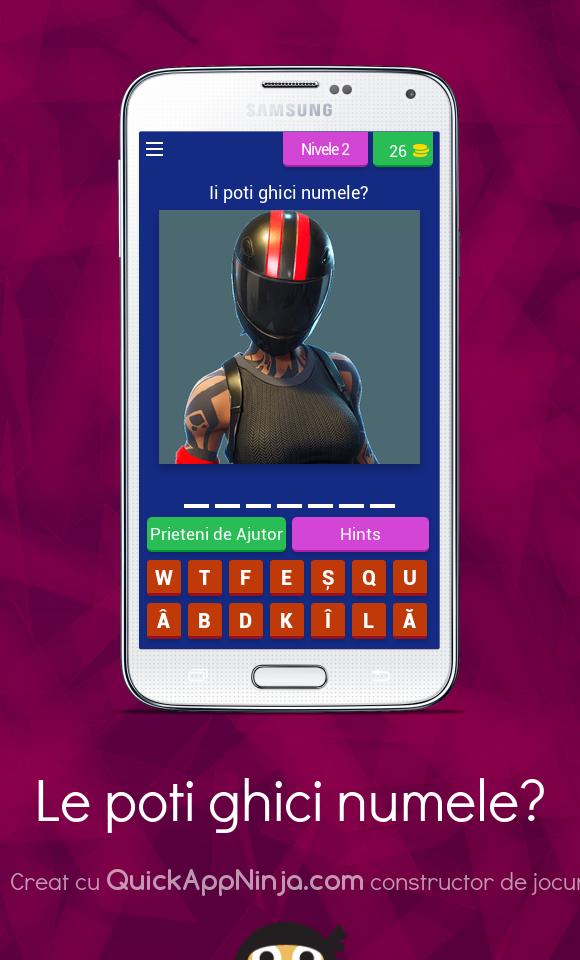 Le poti ghici numele?