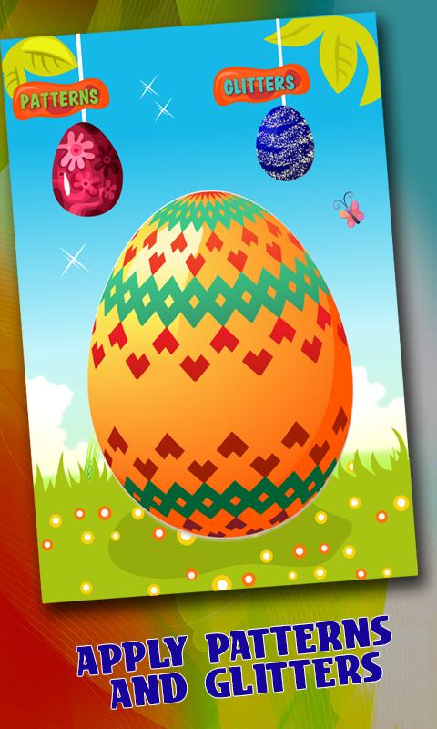 Coloring and painting eggs