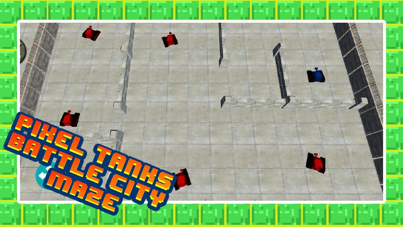 Pixel Tanks - Battle City Maze