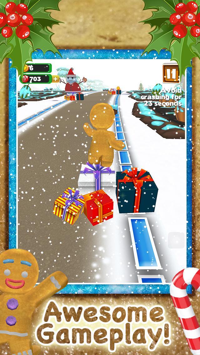 3D Gingerbread Dash Game FREE