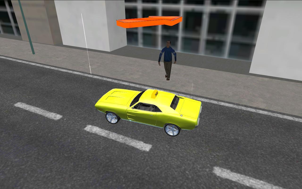 Downtown City Taxi Driver