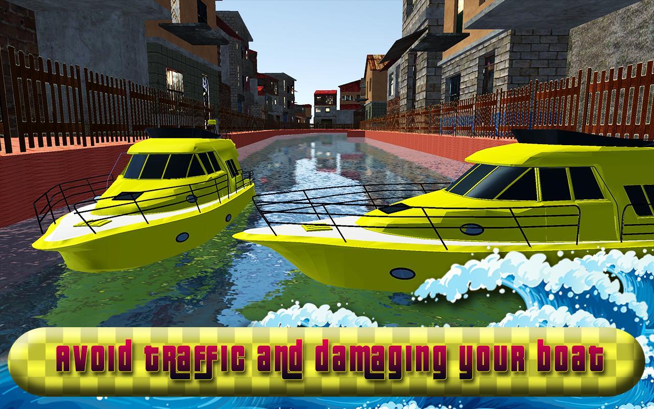 Water Taxi Driver Duty Sim 3D