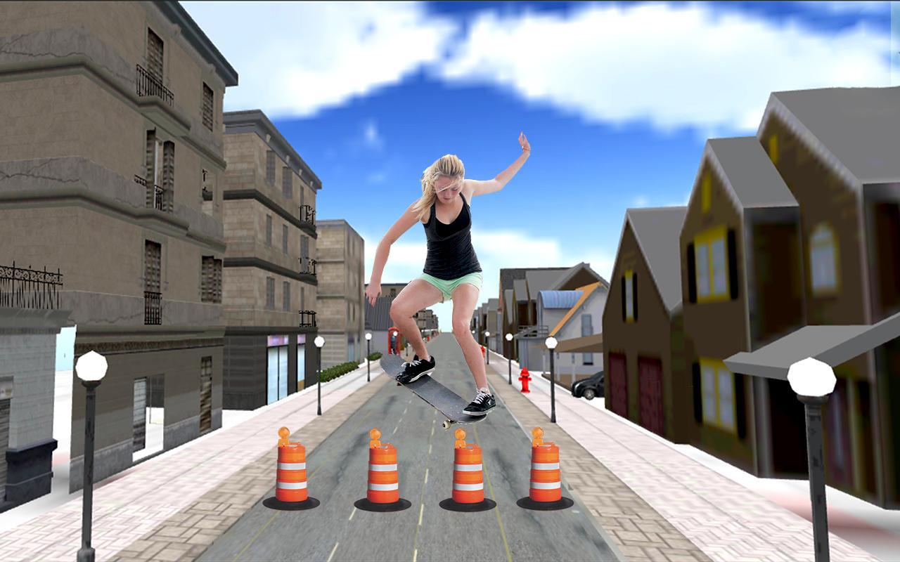 True Girl Skating Run