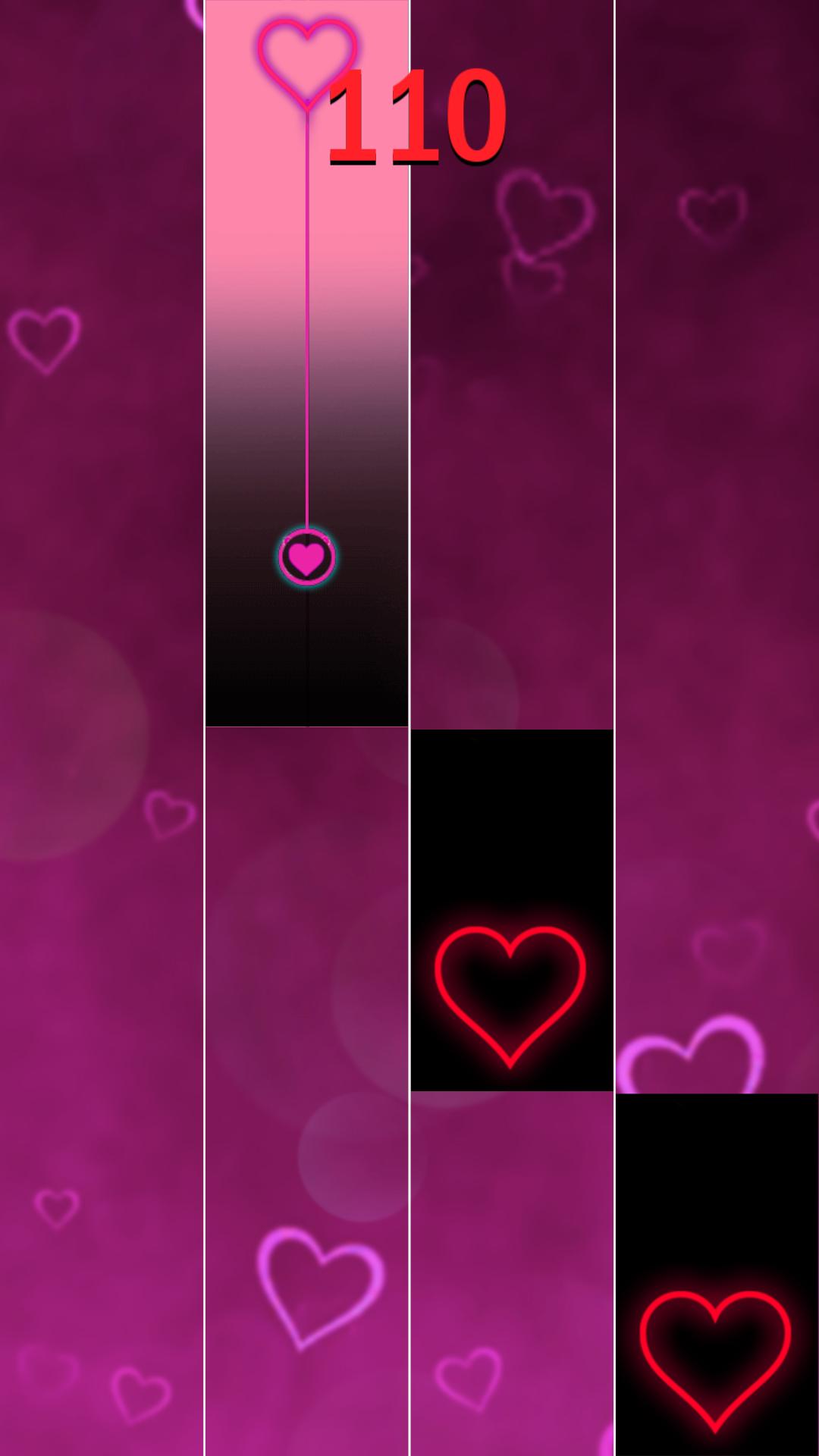 Heart Piano Pink Tiles 4 - Music, & Magic Tiles