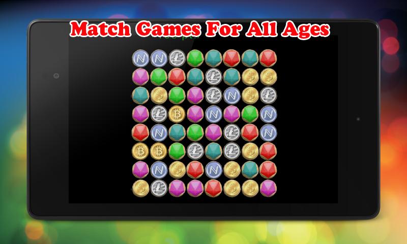 Crypto Coins Match 3 Game