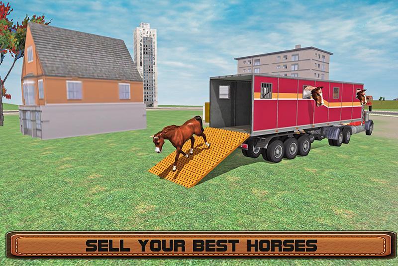 Horse Stunts Transporter Truck