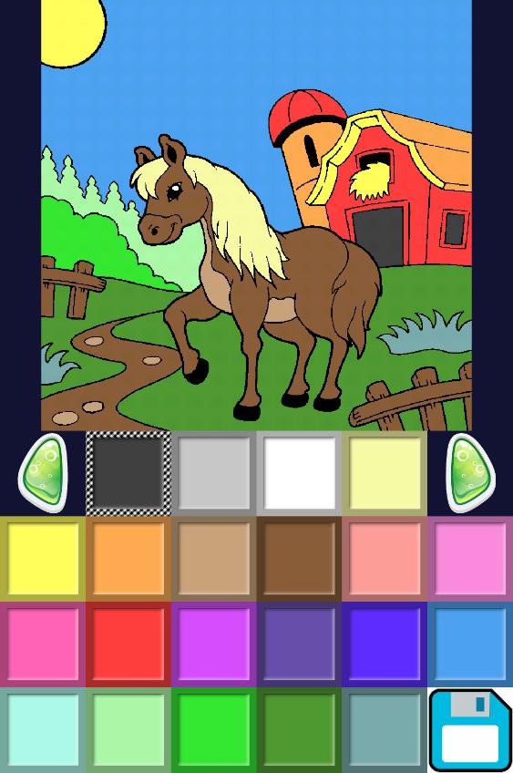 Easy Fill Coloring Game