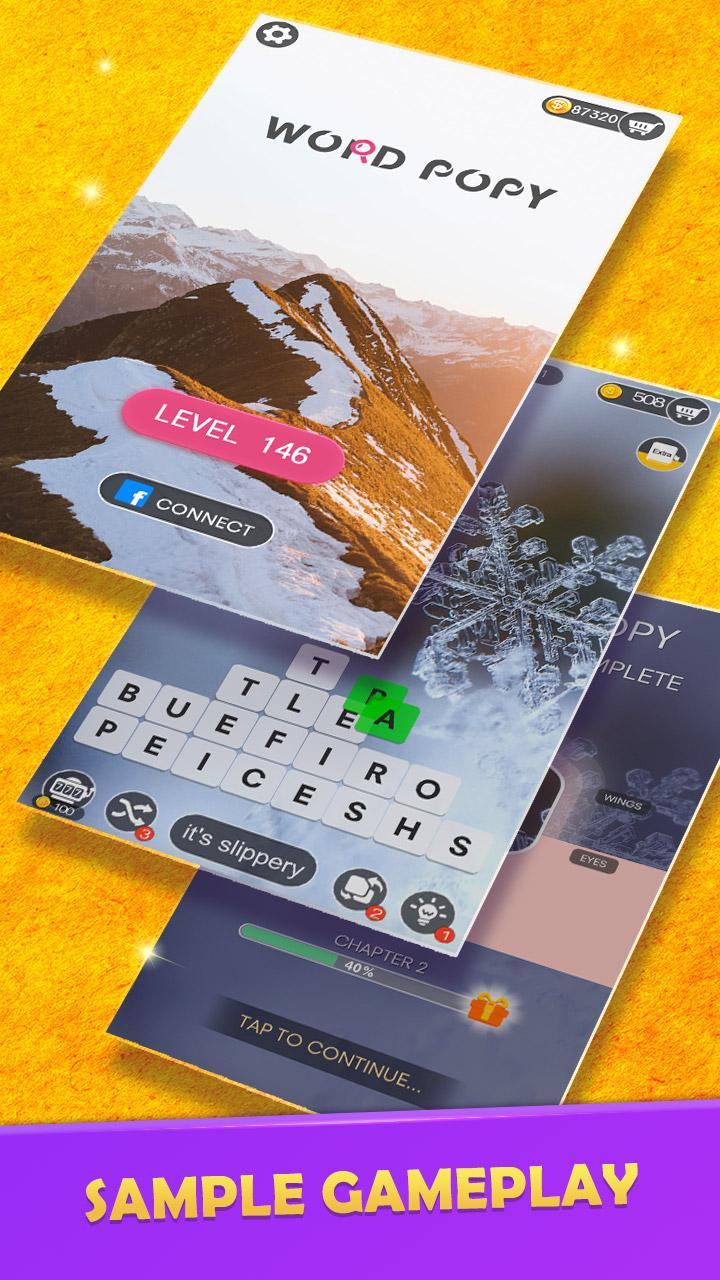 Word Popy - Crossword Puzzle & Search Games