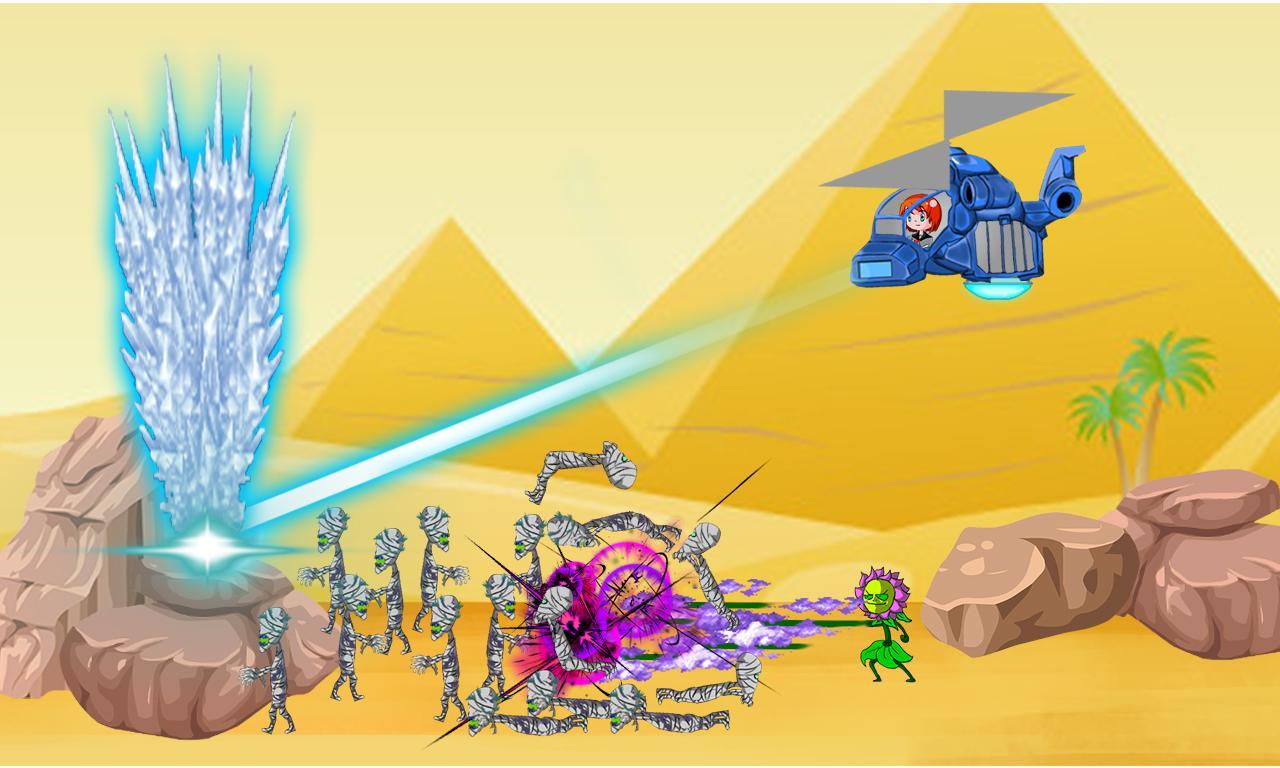 Angry Plants Catch Zombies