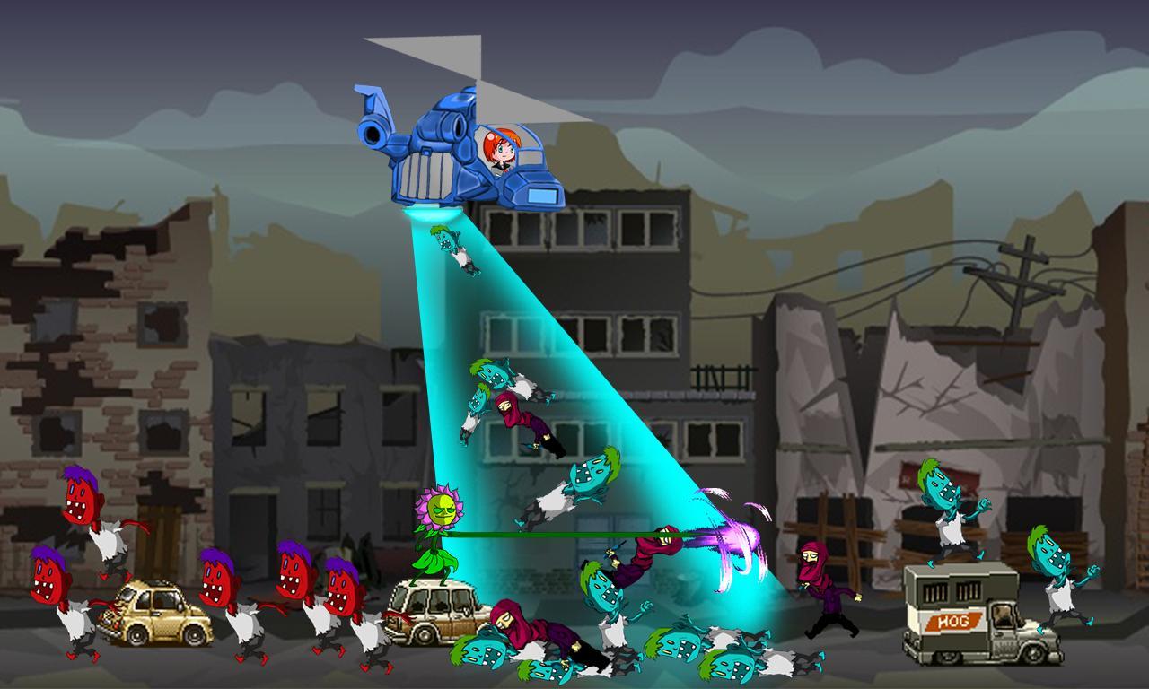 Angry Plants Catch Zombies