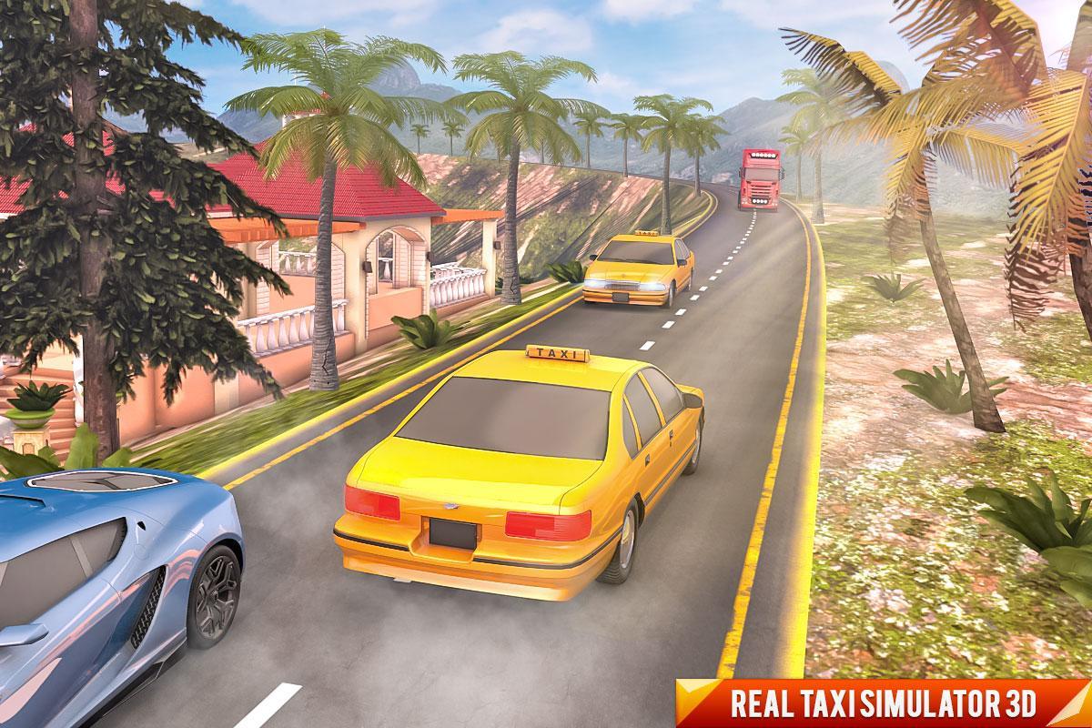 Drive Mountain City Taxi Car: Hill Taxi Car Games