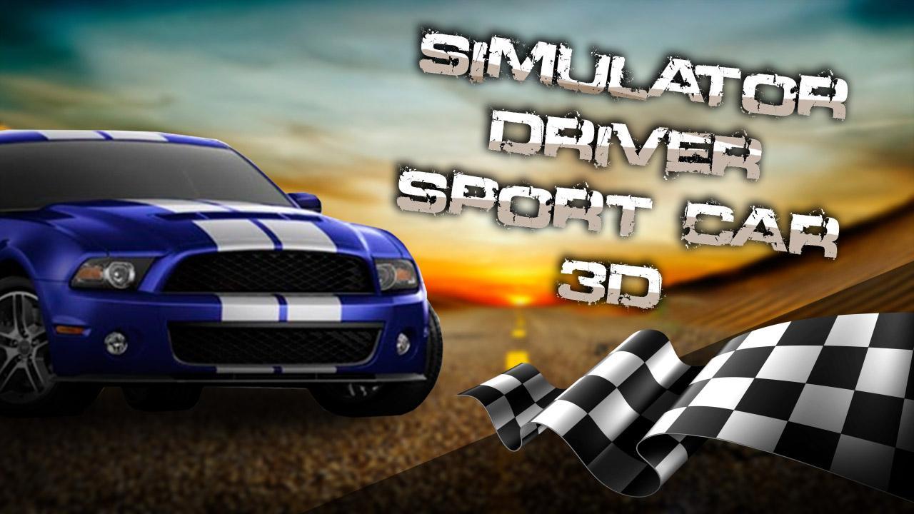 Simulator Driver Sport Car 3D