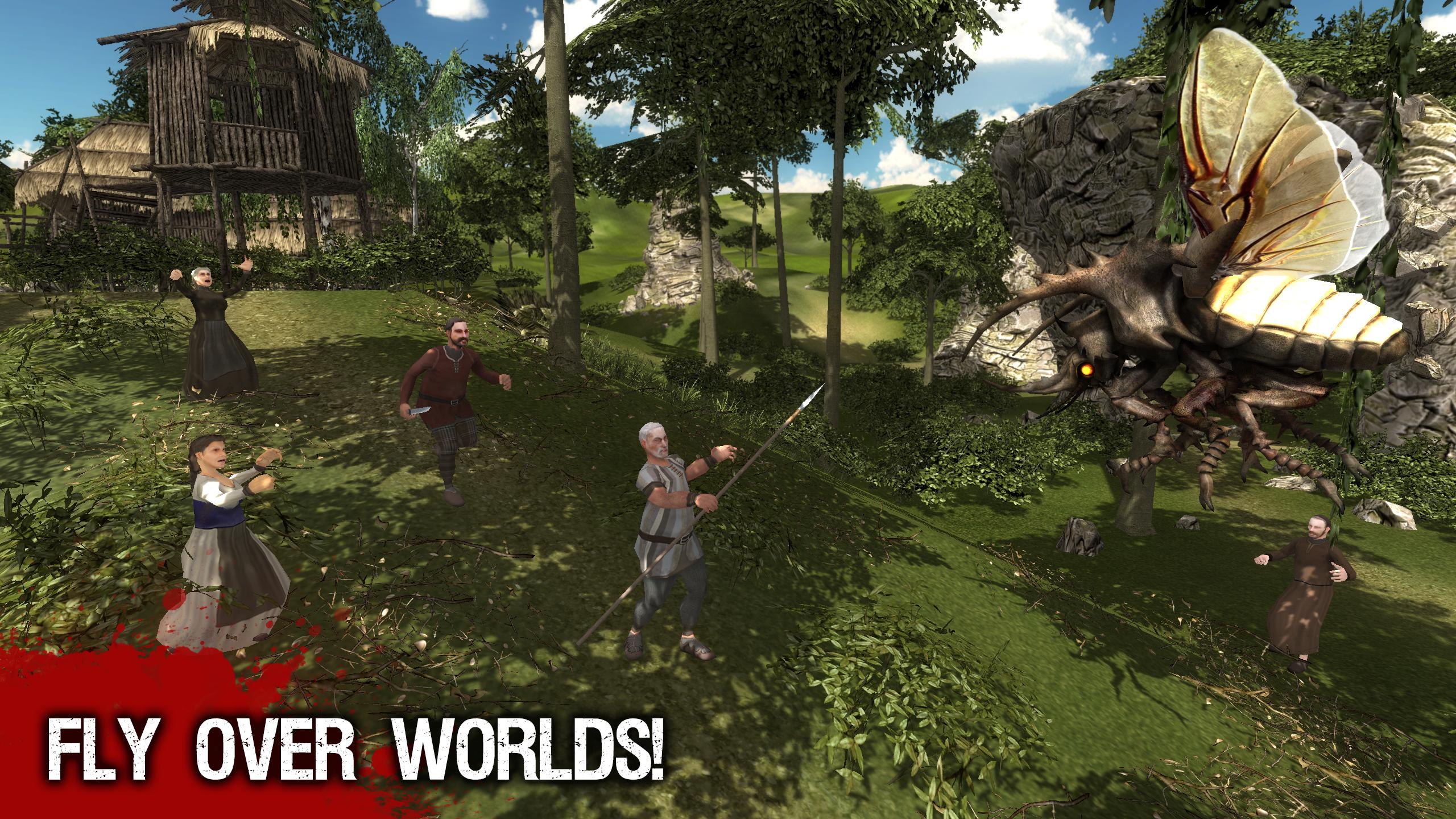 Flying Beetle Simulation 3D